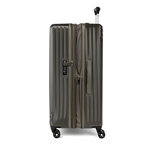Travelpro Maxlite Air Hardside Expandable Carry on Luggage, 8 Spinner Wheels, Lightweight Hard Shell Polycarbonate Suitcase, Shadow Grey