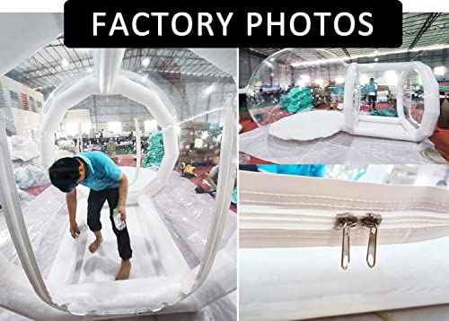 10FT Bubble House Inflatable Bubble Tent 100% PVC Tent Bubble House with Blower for Party Wedding, Clear Dome Balloon Garden Tent