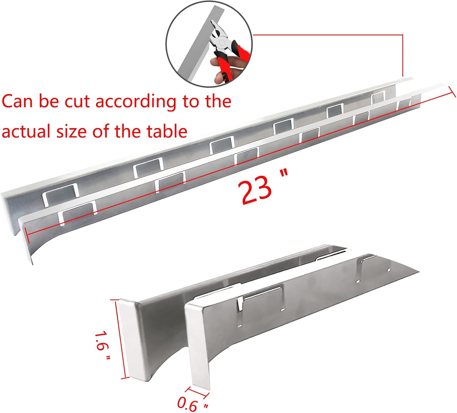 Stove Gap Covers Stainless Steel-Will Not Melt and Burn Like Silicone Covers Can,Heat Resistant and Easy to Clean