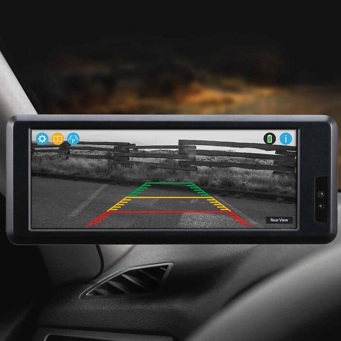 Type S Q-Connect Wireless Backup Camera 6.8” Gesture Activated SOLAR HD Monitor