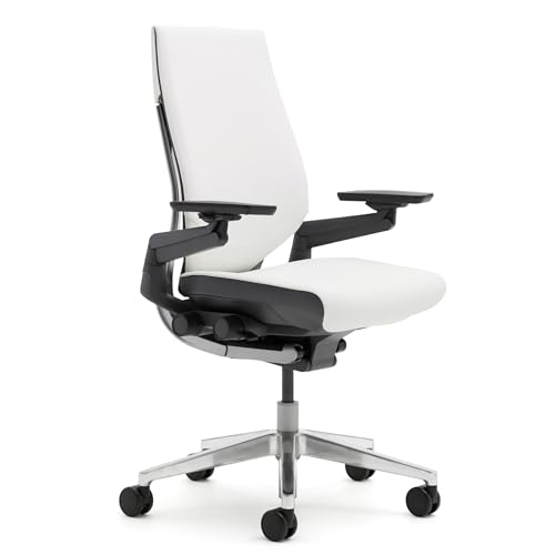 Steelcase Gesture Office Chair - Ergonomic Work Chair with Wheels for Carpet - Comfortable - Intuitive-to-Adjust for Desk - 360-Degree Arms