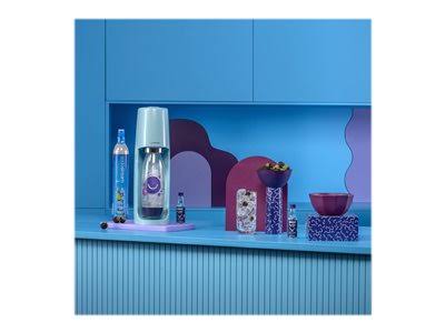 Sodastream Icy Blue Fizzi Sparkling Water Maker with bubly Blackberry Drops