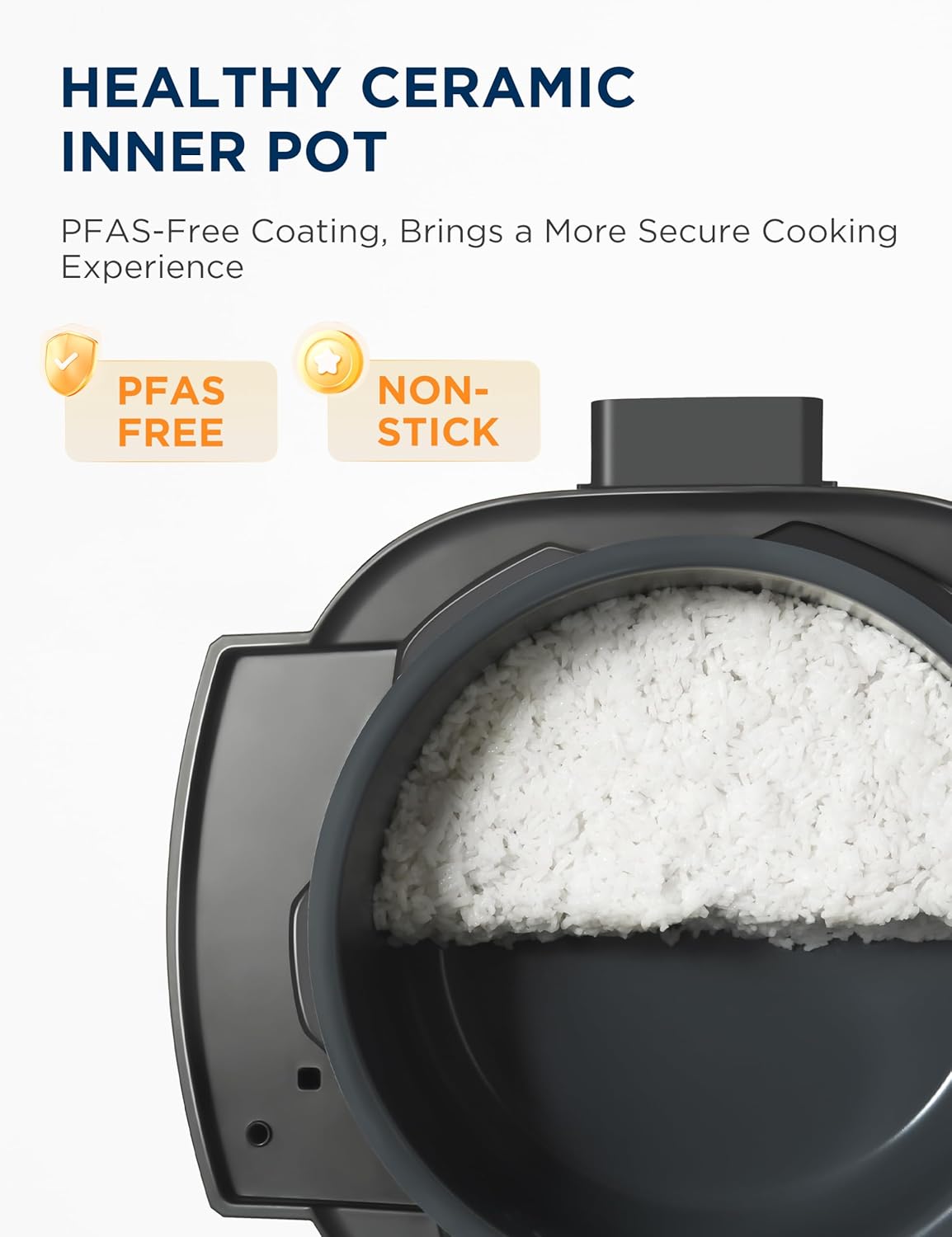 Midea WideMax 12-in-1 Electric Pressure Cooker, 6.5 Quart, 12 Presets, Multi-Functional Programmable Slow Cooker, Rice Cooker, Steamer, Sauté Pan