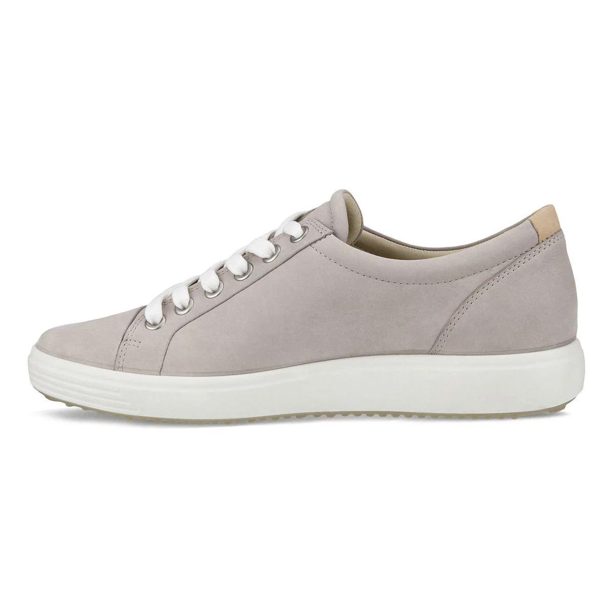 ECCO Women's Soft 7 Sneaker Grey Rose Nubuck - 430003-02386