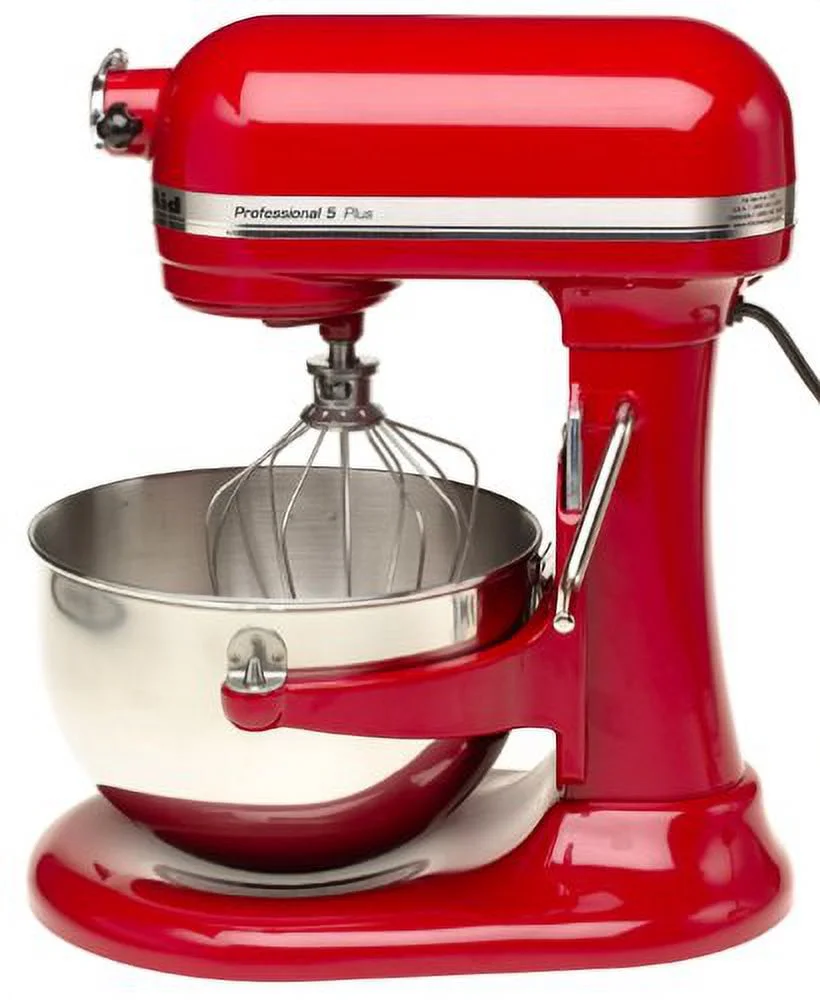 KitchenAid KV25GOXER Professional 5 Plus 5-Quart Stand Mixer, Empire Red