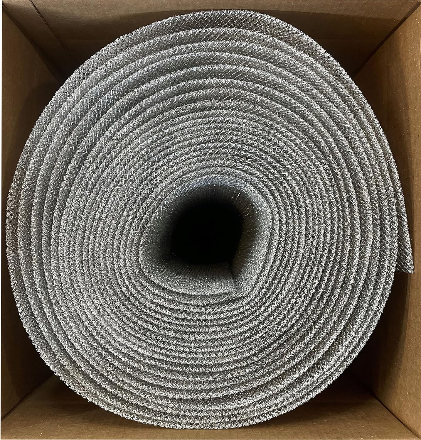 Filter Everything Aluminum Mesh Roll for Air Filters - HVAC, Industrial, Kitchen - MERV 4 71.5% Average Arrestance - 40" X 50' X 5/8"