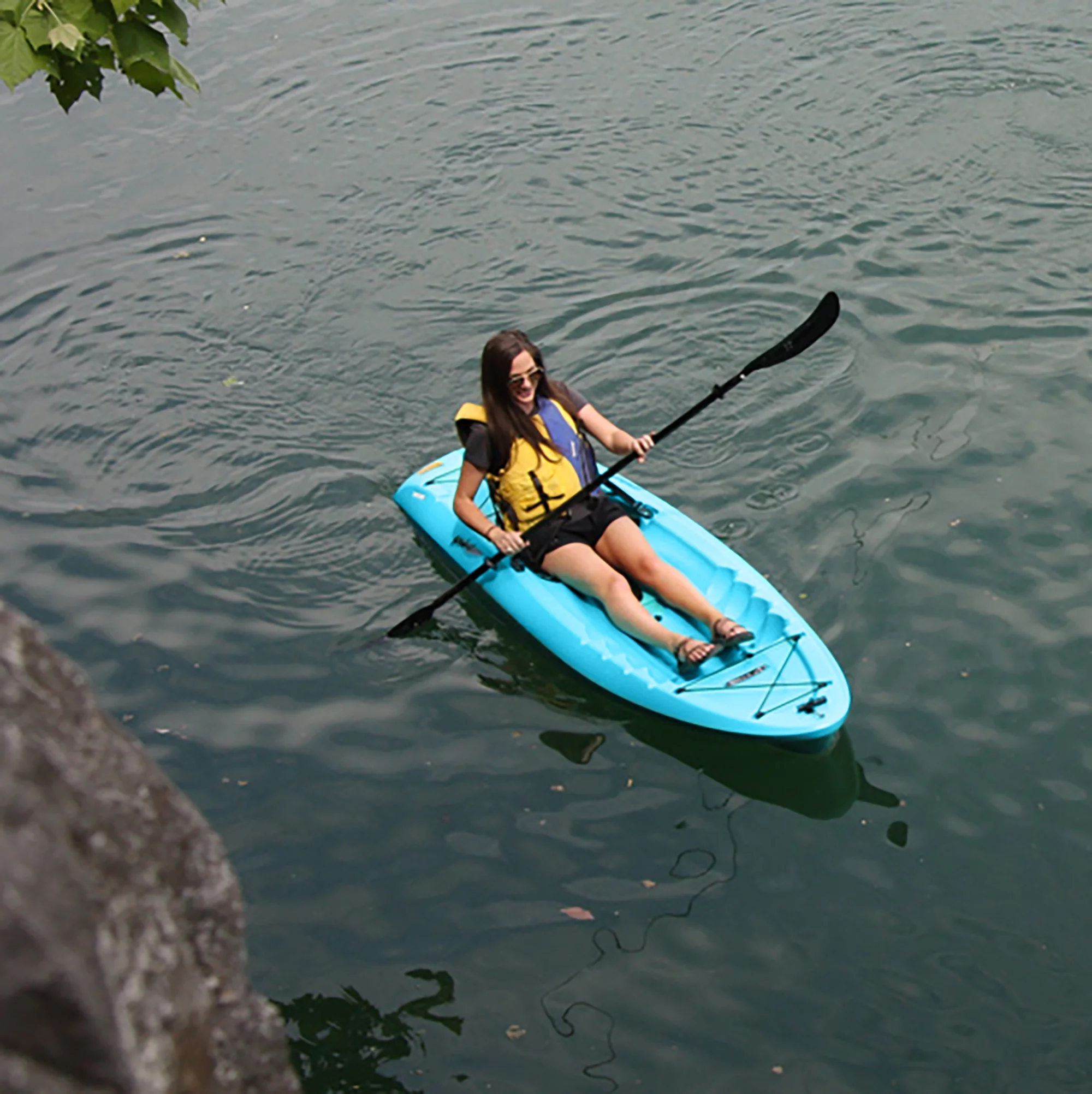 Lifetime Hydros 101 inch Sit-on-Top Kayak, Glacier Blue (90594)