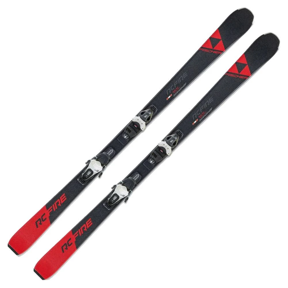 Fischer RC Fire Skis with RS9 Bindings 2021 165cm