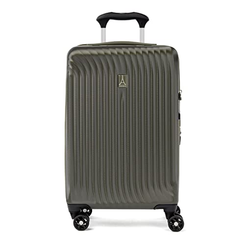 Travelpro Maxlite Air Hardside Expandable Carry on Luggage, 8 Spinner Wheels, Lightweight Hard Shell Polycarbonate Suitcase, Shadow Grey