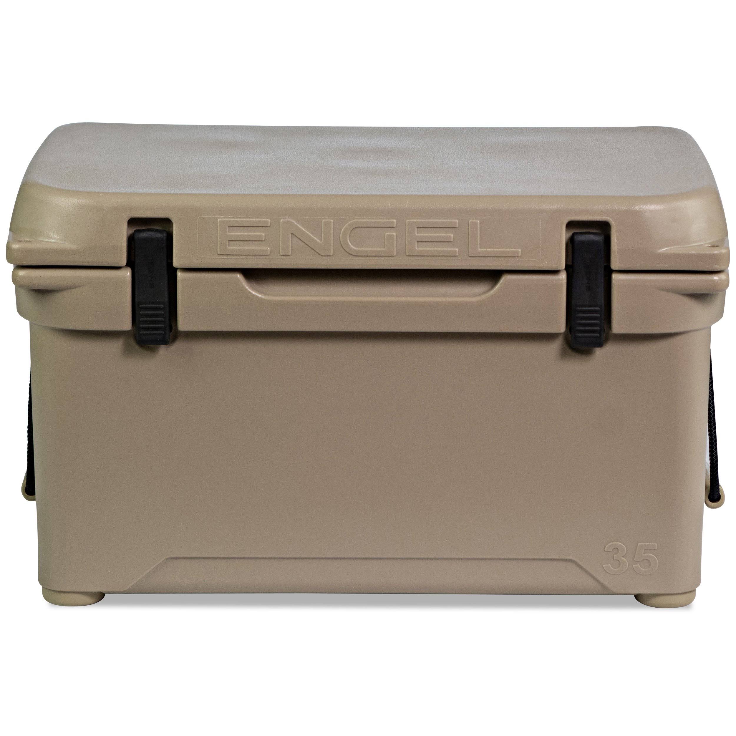Engel Coolers 35 High-Performance Roto-Molded Cooler Tan