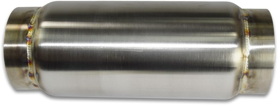 Stainless Headers Mfg.  3.5” X 8" Stainless Bullet Race Muffler - American Made