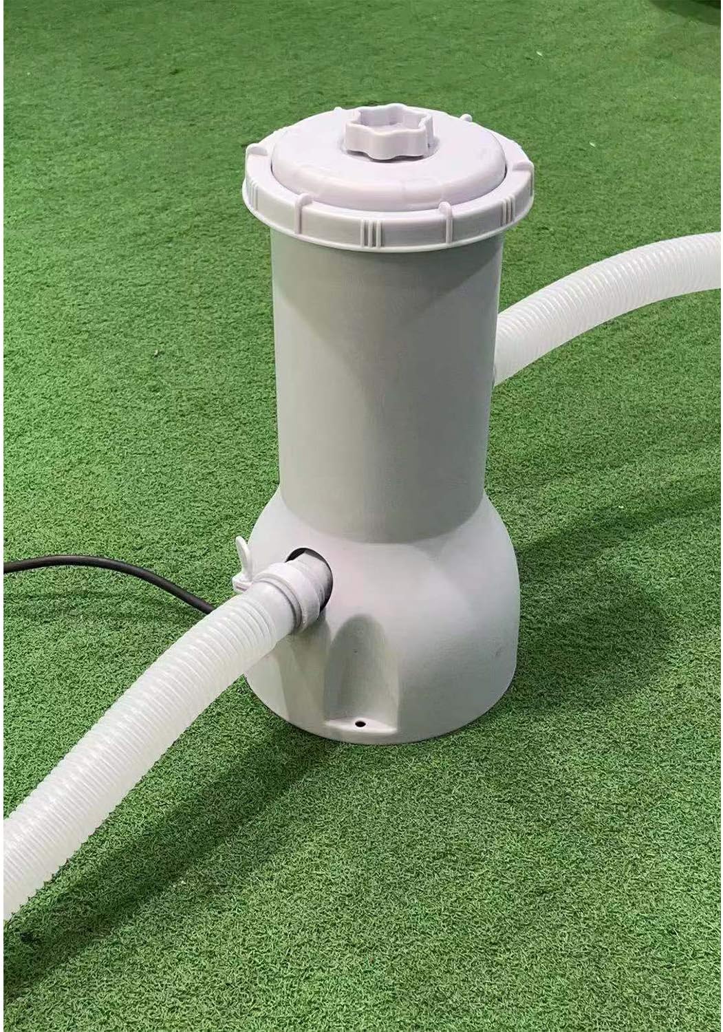 JLeisure Avenli Clean Plus 800 GPH GFCI Above Ground Swimming Pool Filter Cartridge Pump with 32 mm Hoses for Pools Up to 18 Feet Pack of 2