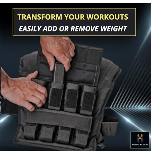 40 lb Weighted Vest - Adjustable Weighted Vest 40 lbs with iron weights. Tone fitness 40 pound weighted vest for men, for women 40lb. For walking