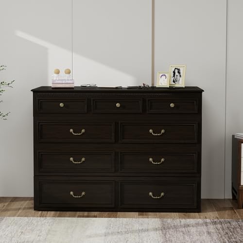 Murphy Bed Cabinet Full, Solid Wood Murphy Bed with 2 USB & 2 Charging Ports, Large Storage Drawer for Home Office or Small Space