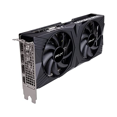 PNY GeForce RTX&trade; 4060 Ti 8GB Verto&trade; OC Dual Fan Graphics Card DLSS 3 (128-bit, PCIe 4.0, GDDR6, HDMI/DisplayPort, Supports 4k, 2 Slot)