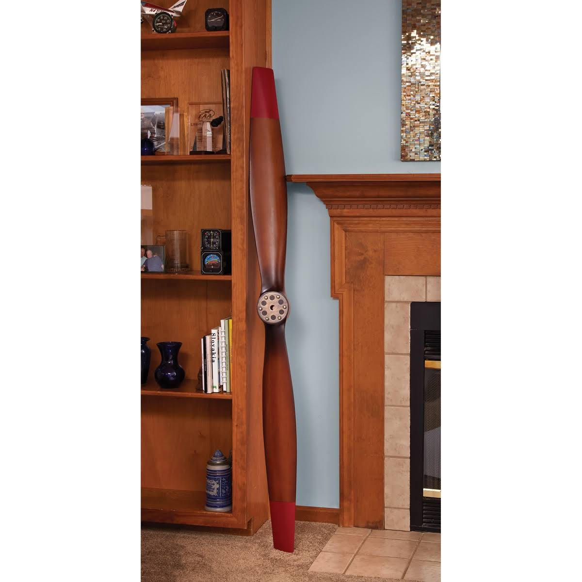 Sporty&s Classic Vintage Wooden Replica Display PROPELLER (6 ft.)