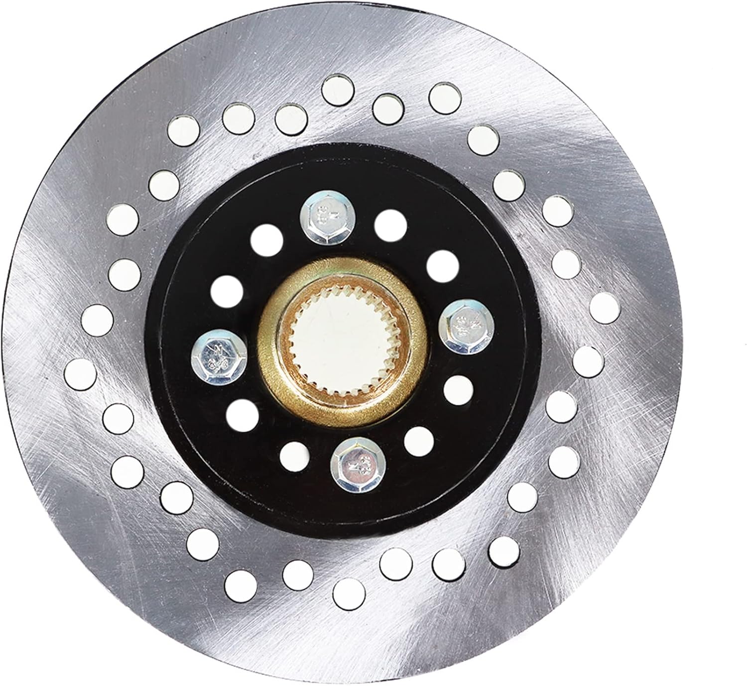 WFLNHB 32 Live Rear Axle Kit Disc Rotor Wheel Hub Replacement for DIY Rebuild 428 Sprocket Go Kart ATV Quad Drift Trikes