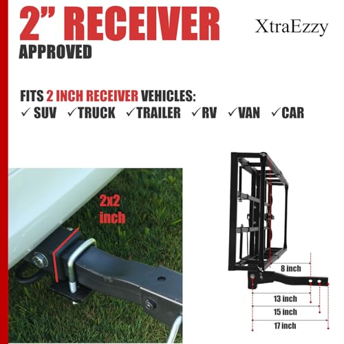 Hitch-Mount Bike Rack for Ebike Heavy-Duty