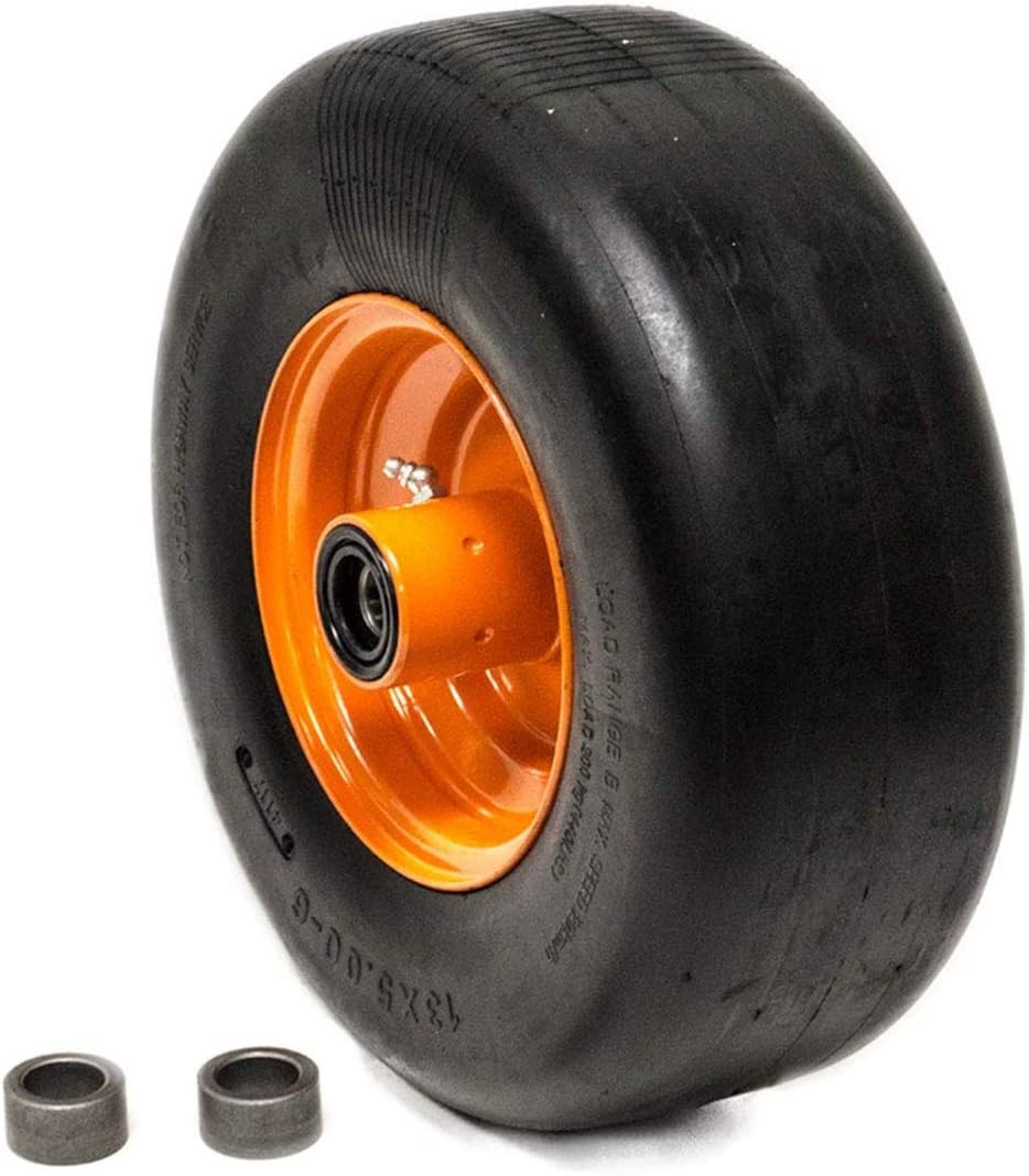 EPR 2PK Front Solid Tire Flat Free Puncture Proof 13x5x6 13x5.00-6 3.25 Fits Scag 9277 482503