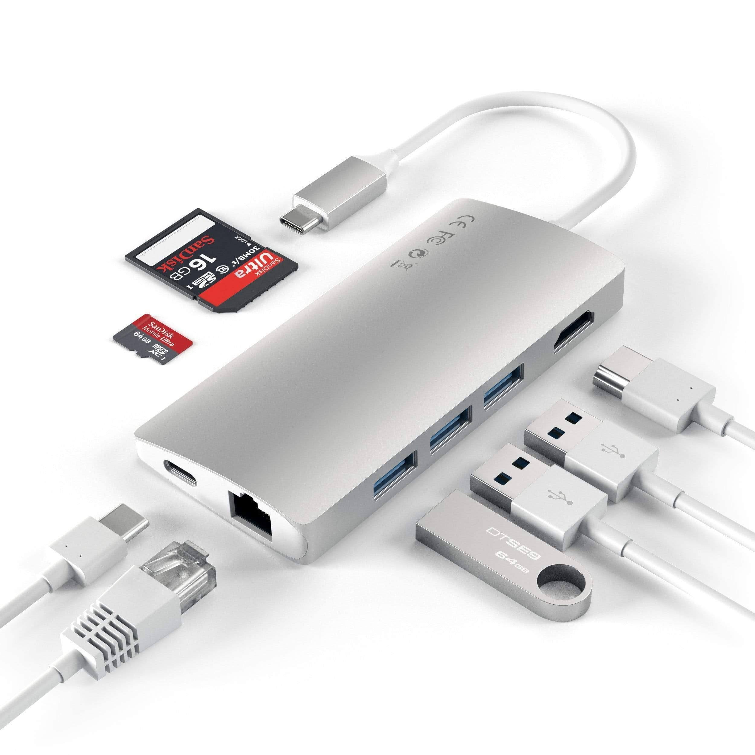 Satechi Aluminum Multi-Port Adapter V2 - Dock