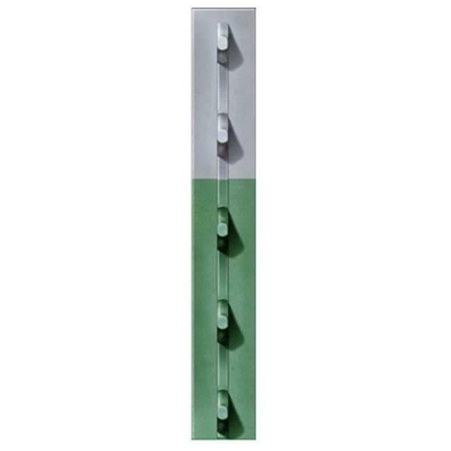 Chicago Heights Steel Frpt13300070g2n 1.33 in. x 7 ft. Green Studded T-Post, Pack of 5