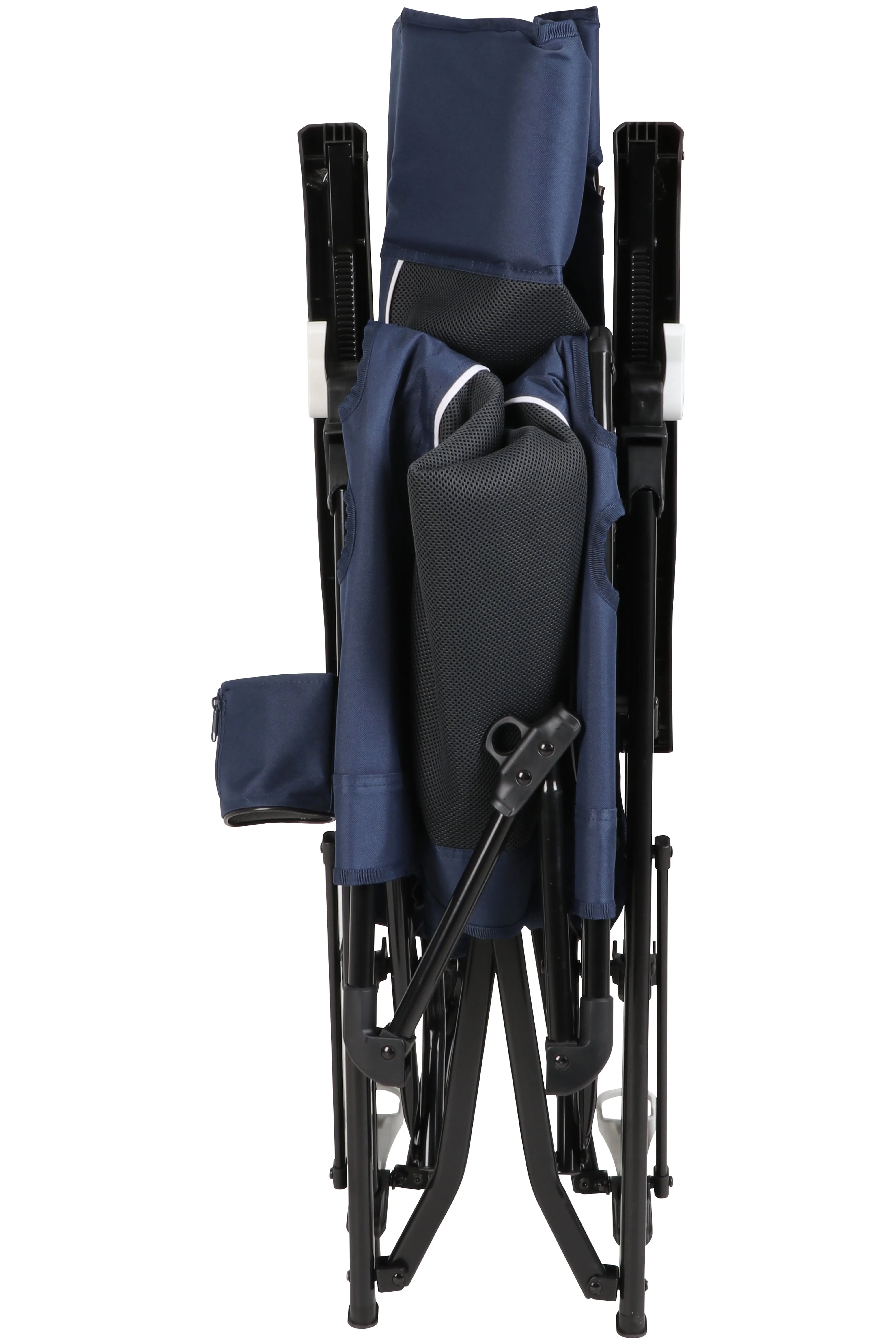 Ozark Trail Quad Zero Gravity Lounger Camping Chair, Blue, Adult, 20.3lbs