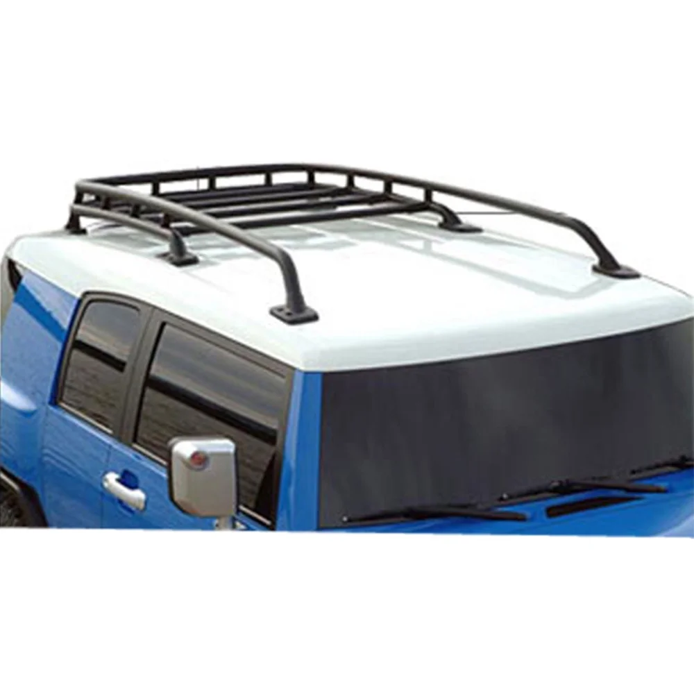 Ikon Motorsports Fits 07-14 Fj Cruiser OE Roof Rack Rail Cross Bar Luggage Carrier Aluminum