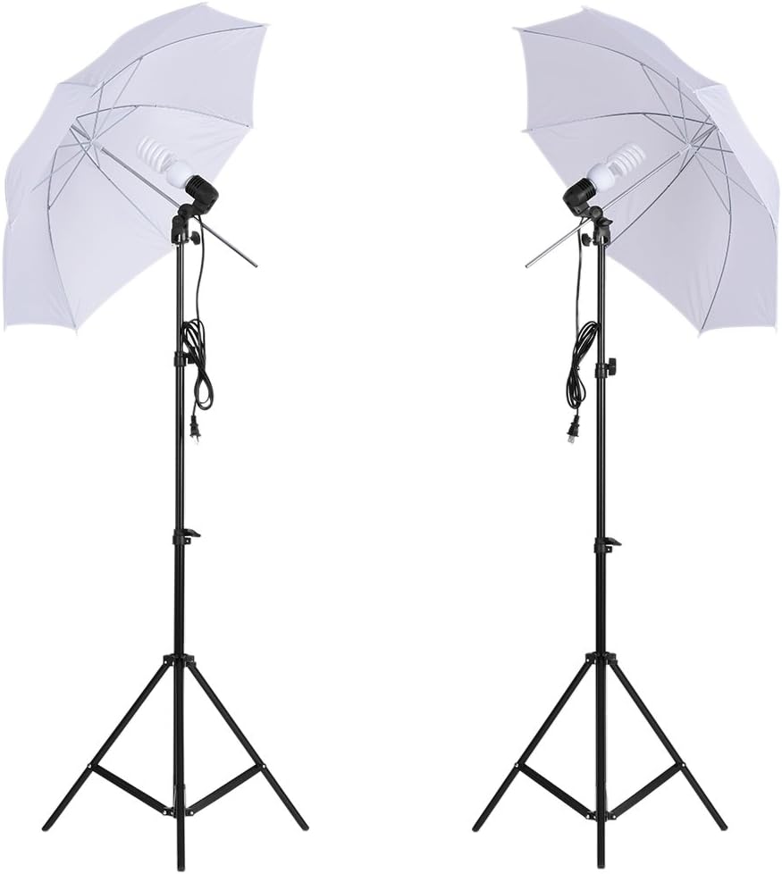 Andoer Photography Studio Softbox Lighting Kit Including 3pcs 45W Bi-Color 5500K Dimmable LED Lights 20 X 28inch Softbox 2m Light Stands Carry Bag