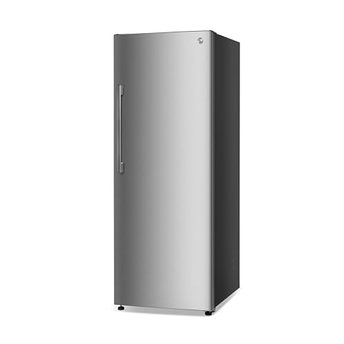 Commercial Cool 11.1 Cu. Ft. Convertible Freezer Refrigerator, Upright Fridge with Glass Shelves, Reversible Door, ENERGY STAR rated, Auto Defrost