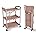 Olympia Tools 85-188 Pack-N-Roll Folding Collapsible Service Cart, Black, 50 Lb. Load Capacity per Shelf