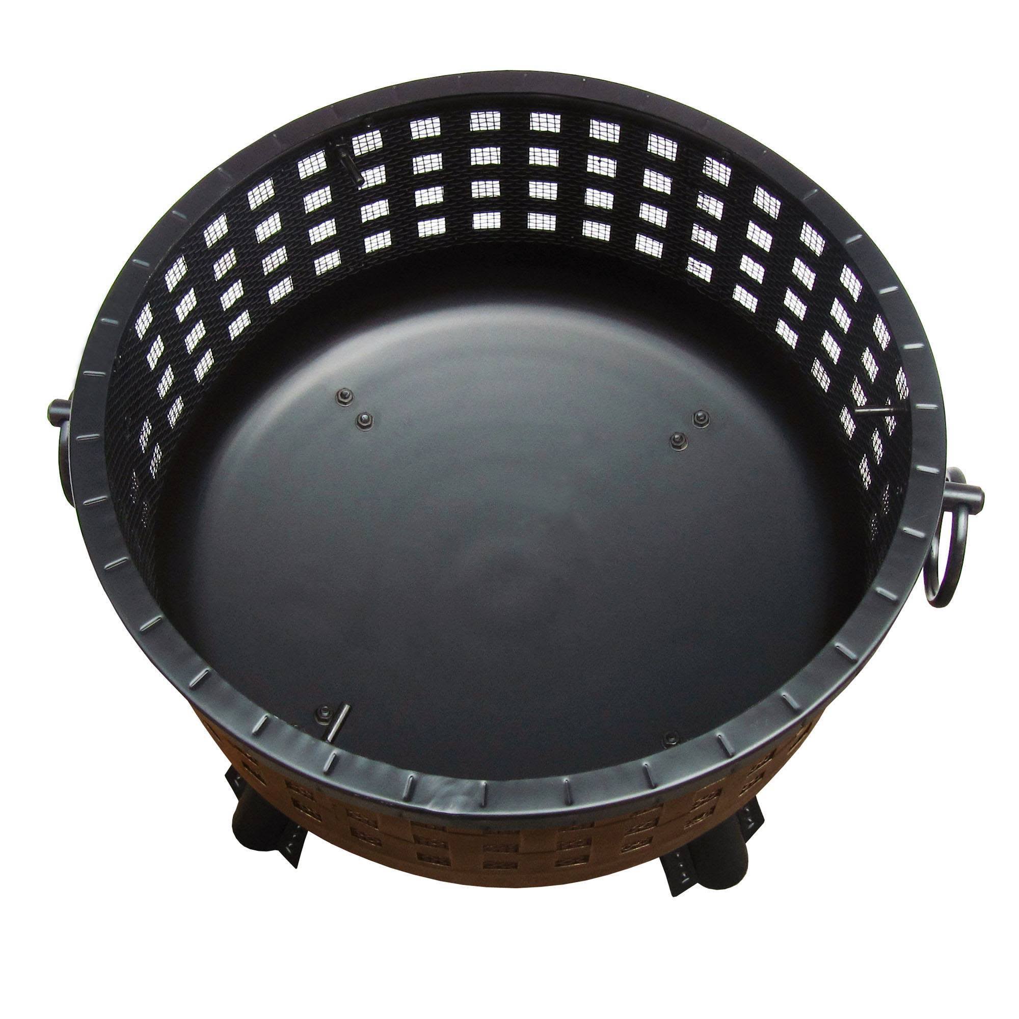 Landmann Garden Lights Savannah Antique Bronze Fire Pit