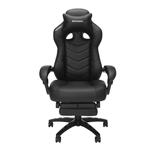 RESPAWN 110 Pro Gaming Chair - Gaming Chair with Footrest, Reclining Gaming Chair, Video Gaming Computer Desk Chair, Adjustable Desk Chair