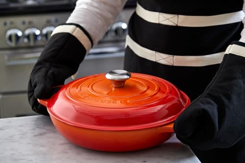 Le Creuset Enameled Cast Iron Signature Braiser, 3.5 qt., Marseille