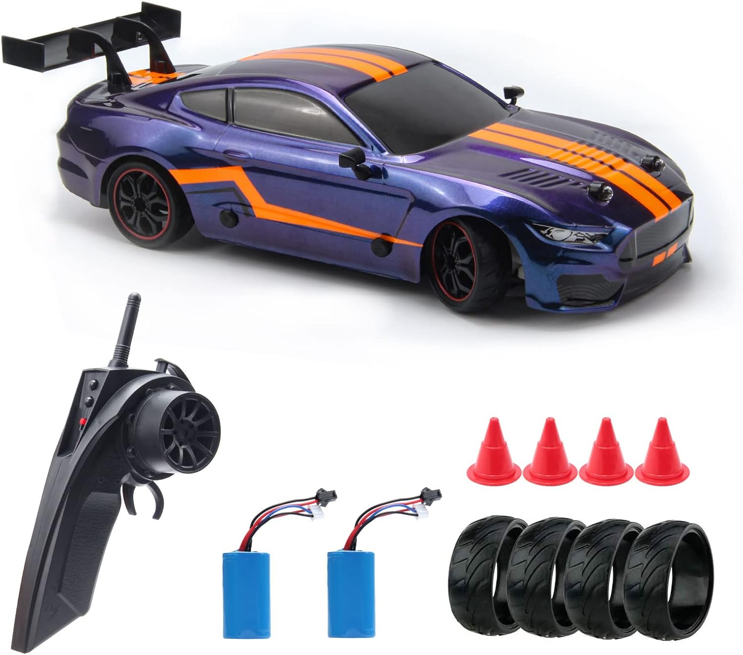 BESWIT RC Drift Car Remote Control Car RC Sport Racing Car Hight Speed Drift Vehicle1/14 RC Car for Adults Kids Gifts