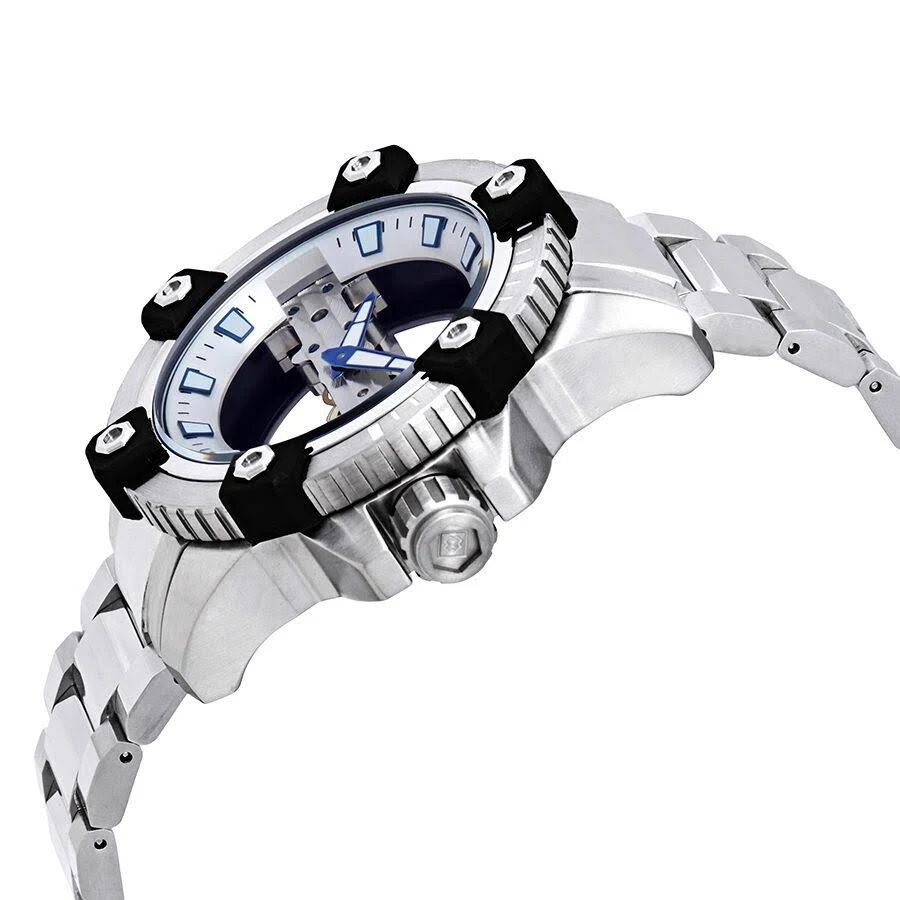 Invicta Men&s 26485 Reserve Mechanical 2 Hand Silver Dial Watch