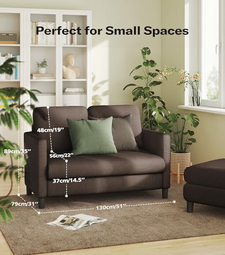 Sofa Accent Chair, 33" Reading Chair for Bedroom, Tool-Free Setup Living Room Accent Chairs, Comfy Arm Chairs Living Room, All-Wood Reading Nook