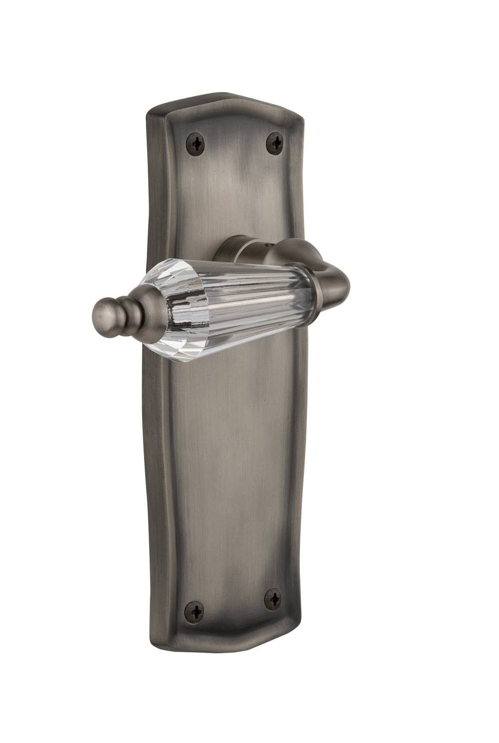 Nostalgic Warehouse 706028 Prairie Plate Passage Parlor Lever, Antique Pewter