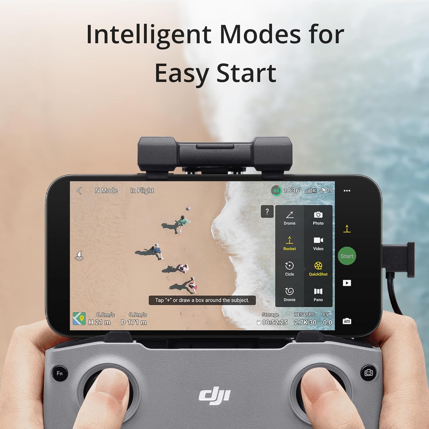 DJI Mini 2 SE Fly More Combo with 64GB Memory Card- Lightweight and Foldable Mini Camera Drone with 2.7K Video, Extra Batteries