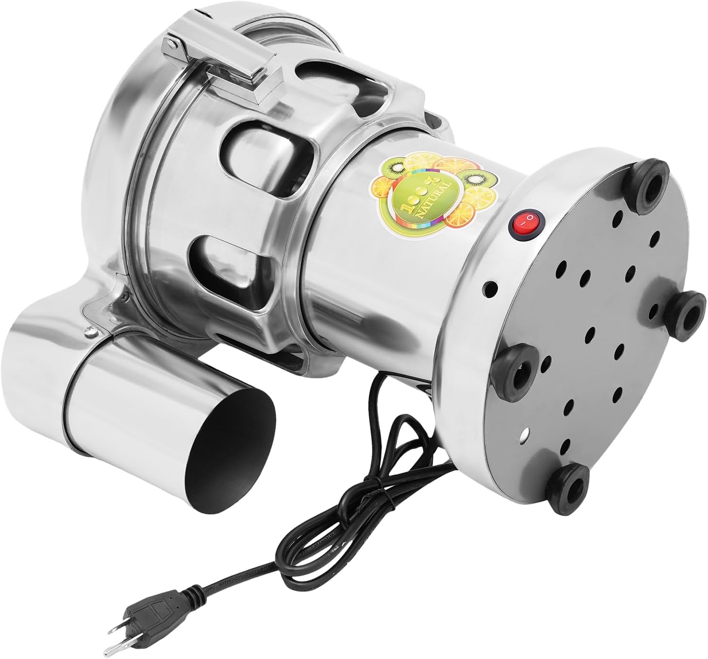 Commercial Juice Extractor 370W 110V Heavy Duty Electric Centrifugal Juicer Machine Fruit Vegetable Extractor Stainless Steel Orange Juicer Squeezer