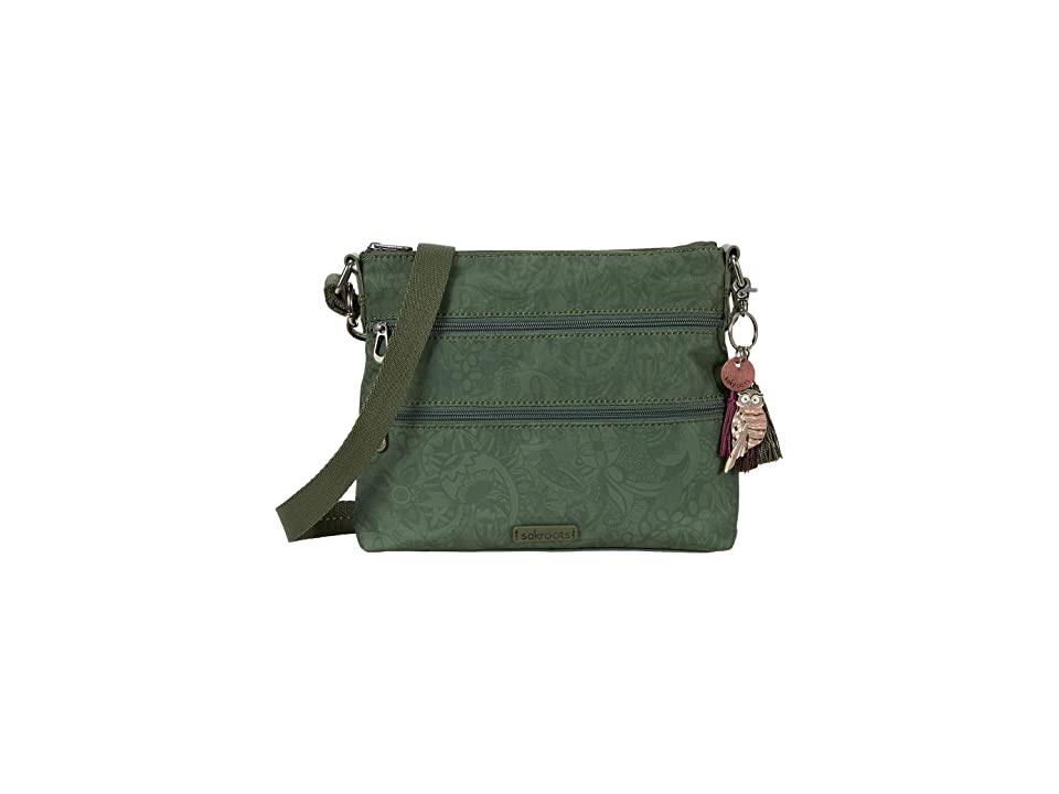 Sakroots Eco-Twill Basic Crossbody Bag Olive Spirit Desert