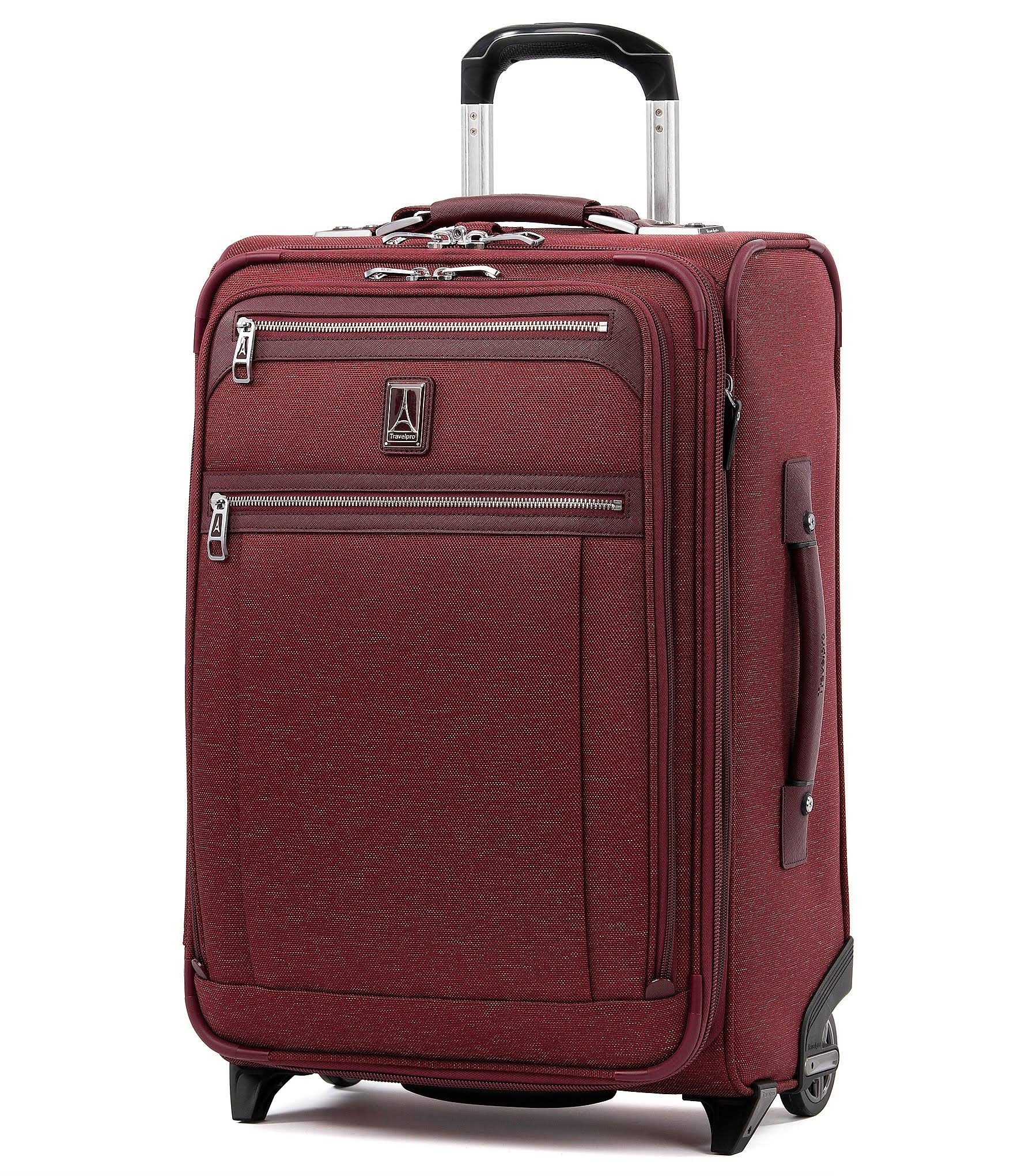 Travelpro Platinum Elite 22 Expandable Carry on Rollaboard - Bordeaux
