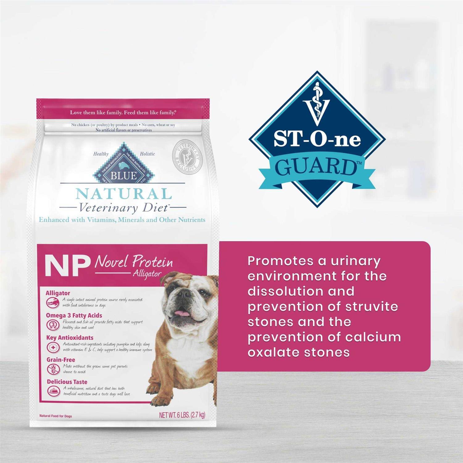 Blue Buffalo Natural Veterinary Diet NP Novel Protein-Alligator Dry Dog Food - Pet Supplies online store