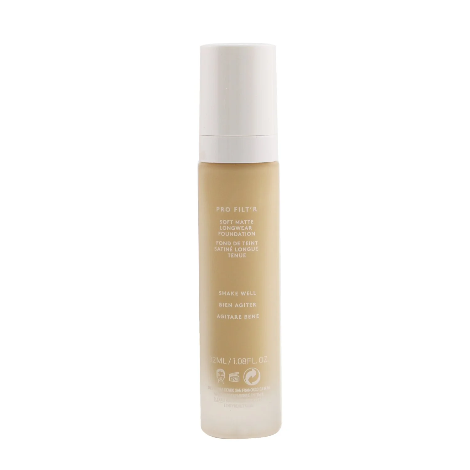 Fenty Beauty by Rihanna Pro Filt'R Soft Matte Longwear Foundation - #180 (Light Medium With Warm Golden Undertones)  32ml/1.08oz