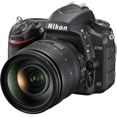 Nikon D750 24.3 MP Digital SLR Camera - Black - AF-S VR 24-120mm lens Bundle - Curated Treasures Market