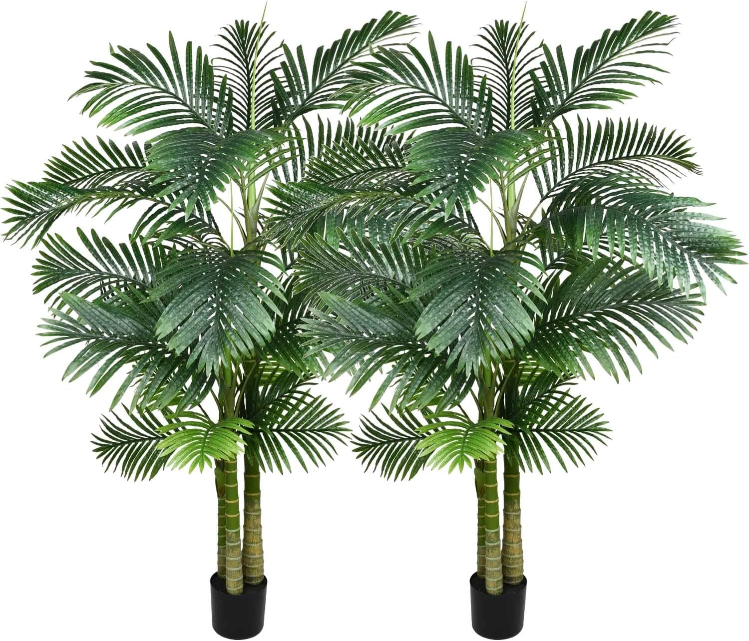 2 Pack Artificial Areca Palm Tree Plant