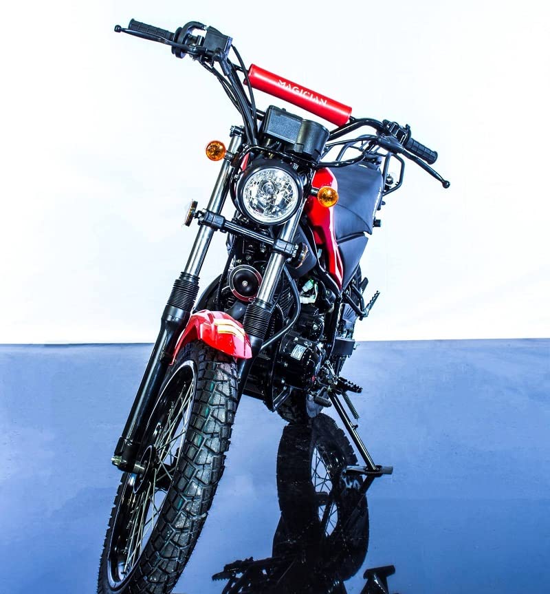HHH 250cc Dirt Bike Pit Bike RPS MAGICIAN 250cc Youth and Adult Motorcycle Street Bike - Sporty Red color