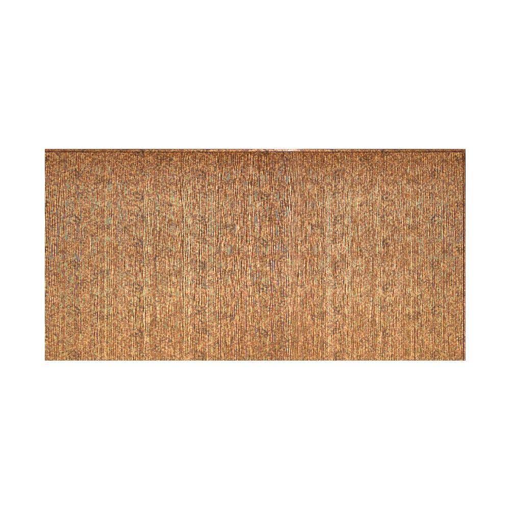96x22W x 48x22H Fasade Ripple Vertical Wall PANEL, Cracked Copper