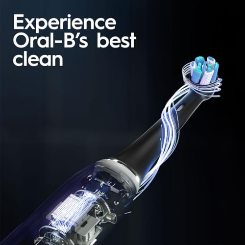 Oral-B iO Series 10 Rechargeable Electric Toothbrush with Visible Pressure Sensor to Protect Gums, 2 Min Timer, 7 Cleaning Settings