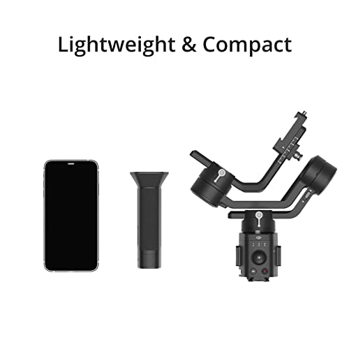 DJI Ronin-SC, 3-Axis Camera Stabilizer, up to 2kg (4.4lbs) Payload, Lightweight Design, Dynamic Stability, Automated Features