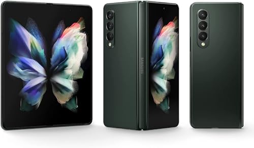 SAMSUNG Galaxy Z Fold 3 5G US Version, 256GB, Phantom Black - Unlocked (Renewed)